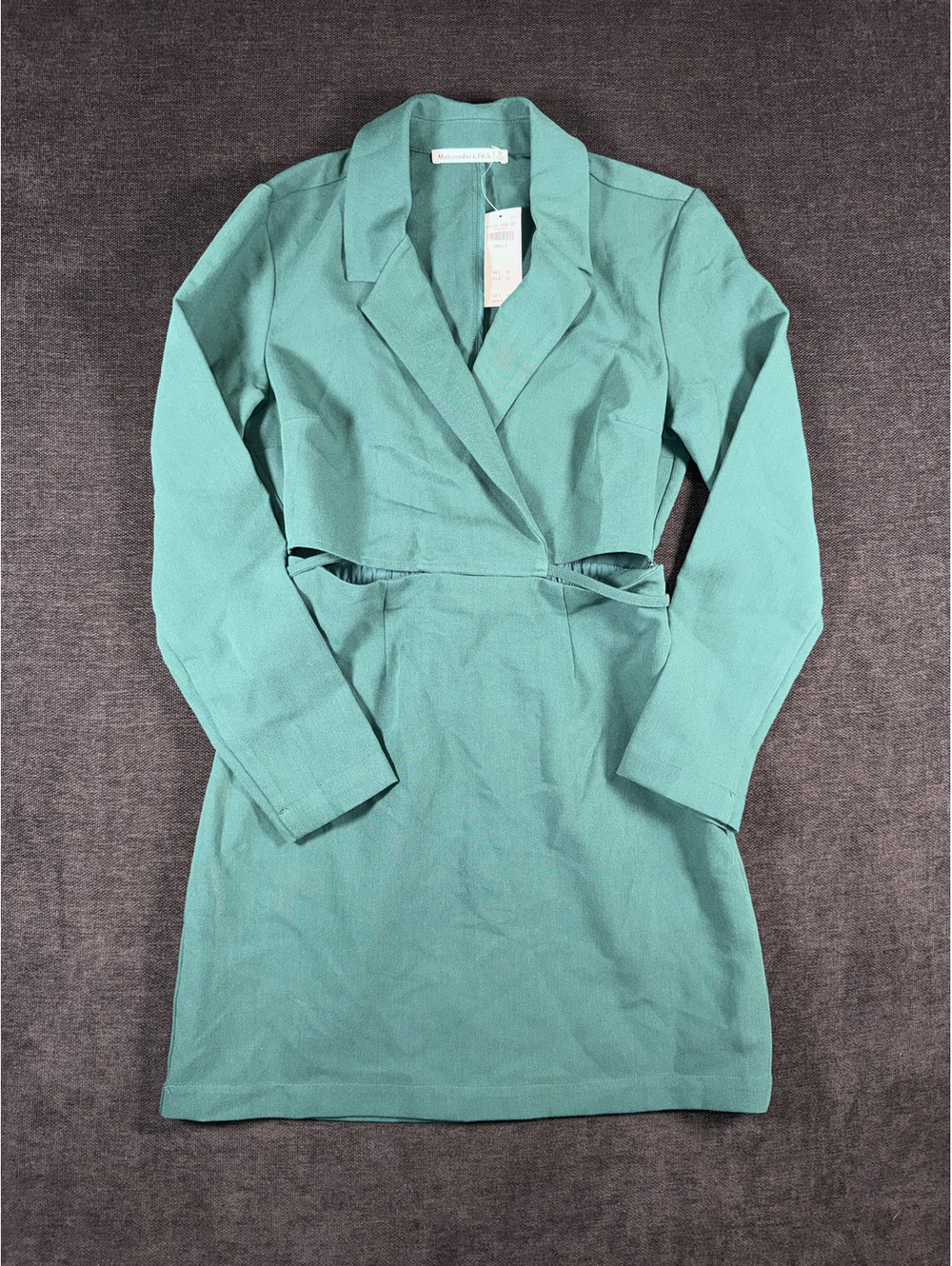 Abercrombie & Fitch Women's Small Teal Wrap Dress
